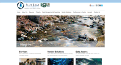 Desktop Screenshot of blueleafenviro.com